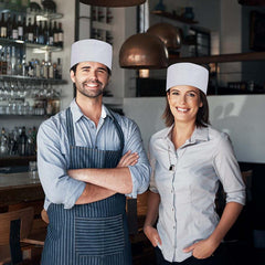 Chef Hat Unisex Kitchen Hat Mesh Cooking Hood Adjustable Gastronomy Hats