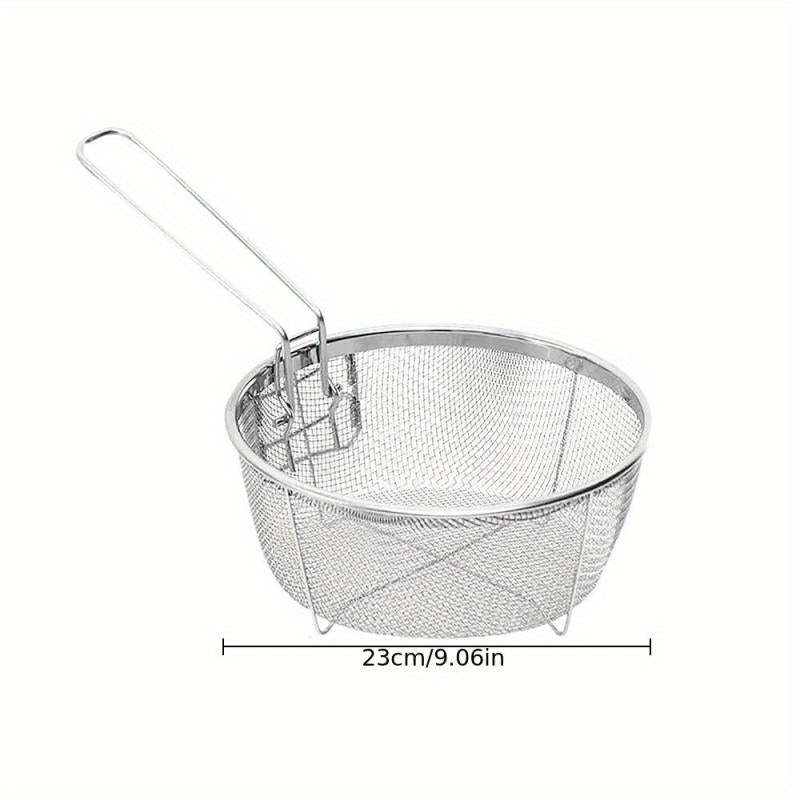 Stainless Steel Chips Deep Fry Basket for Frying Potatoes French Fries