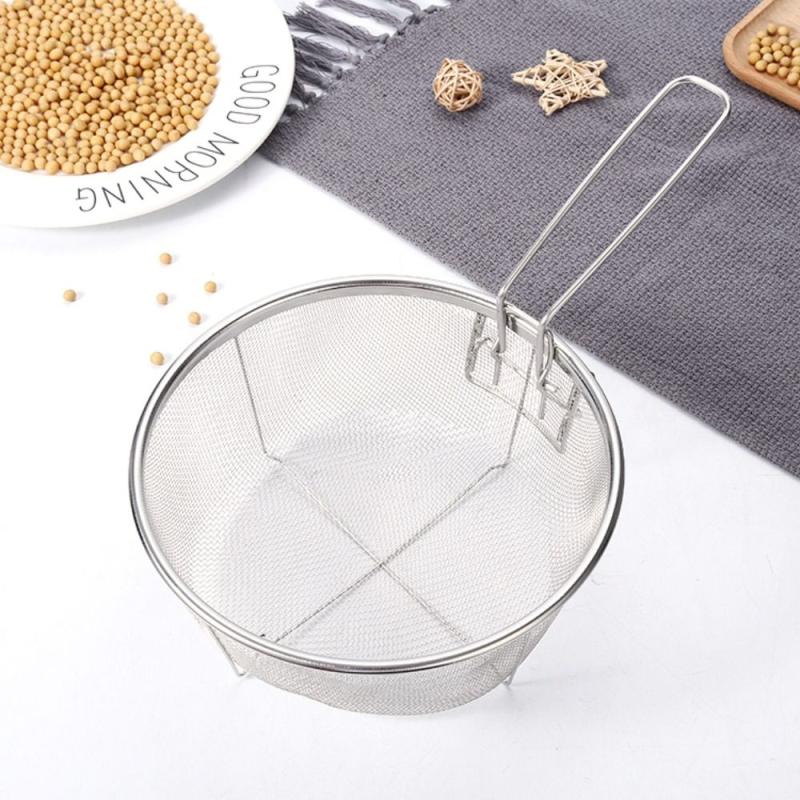 Stainless Steel Chips Deep Fry Basket for Frying Potatoes French Fries