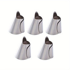 5pcs Stainless Steel Finger Protector Vegetable Peeler Thumb Fruit Beans Cutter