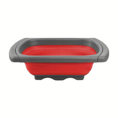 Telescopic Folding Drain Basket for Fruits and Vegetables