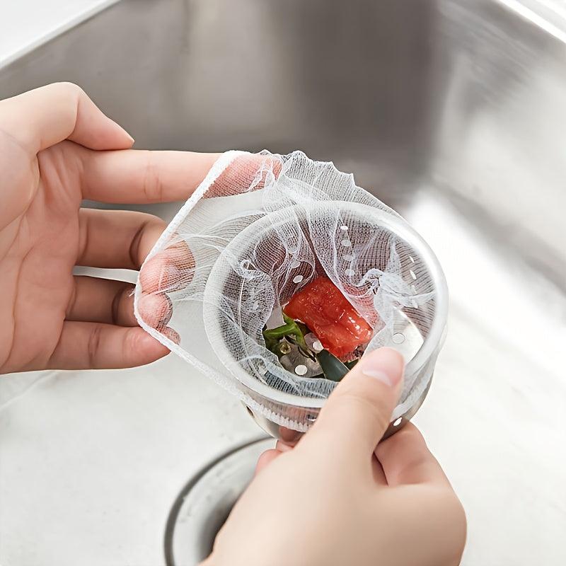 120 Pcs Kitchen Sink Strainer Mesh Bag Disposable Sink Net Filter Bags
