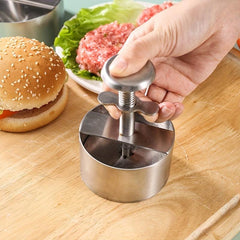 Burger Press Patty Press Cheeseburger Press Metal Non Stick Hamburger Press