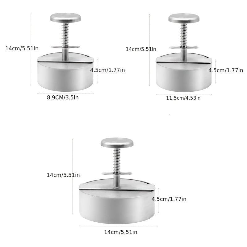 Burger Press Patty Press Cheeseburger Press Metal Non Stick Hamburger Press