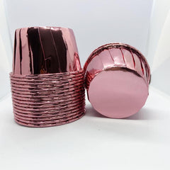 50pcs Disposable Cupcake Cups Golden Silvery Muffin Cups