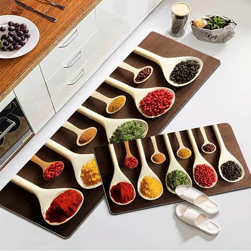 Boho Anti Fatigue Kitchen Rugs - Stain Resistant & Non Slip