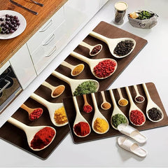 Boho Anti Fatigue Kitchen Rugs - Stain Resistant & Non Slip