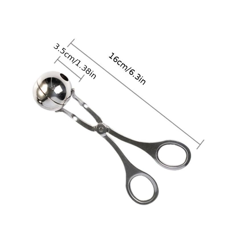 Stainless Steel Meat Ballers Maker Meatball Scoop DIY Fish Ball Mold
