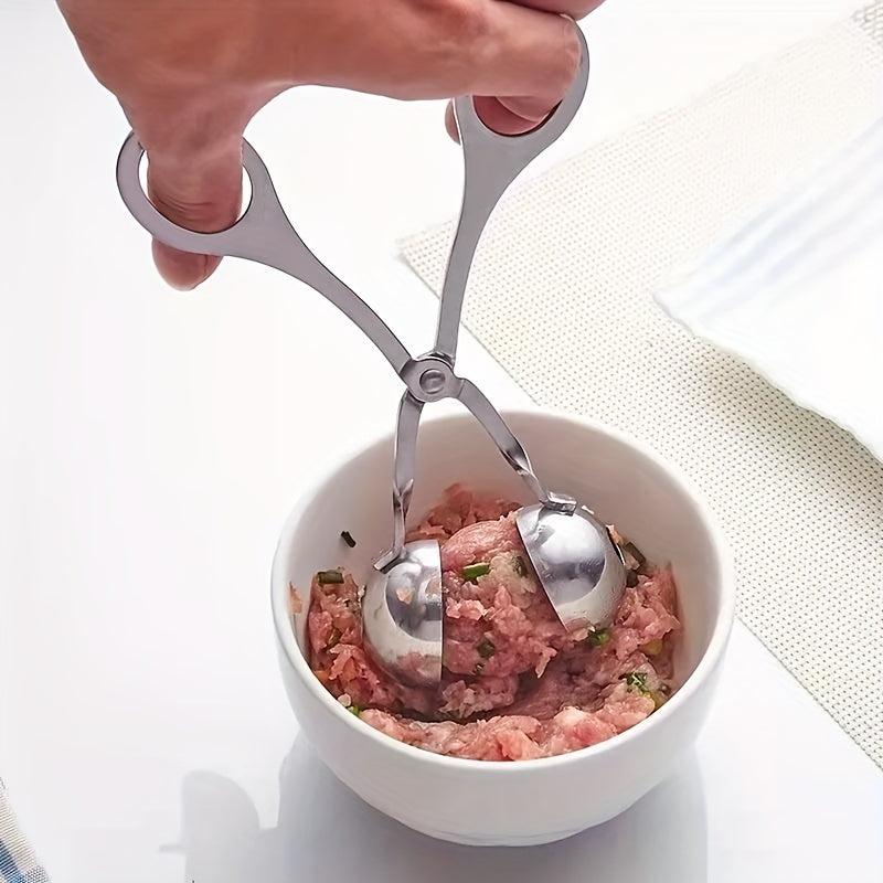 Stainless Steel Meat Ballers Maker Meatball Scoop DIY Fish Ball Mold