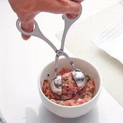 Stainless Steel Meat Ballers Maker Meatball Scoop DIY Fish Ball Mold