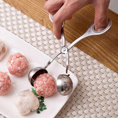 Stainless Steel Meat Ballers Maker Meatball Scoop DIY Fish Ball Mold