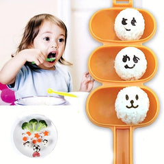 DIY Sushi Shaker Rice Ball Mold - Family Rice Ball Maker