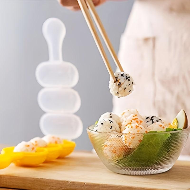 DIY Sushi Shaker Rice Ball Mold - Family Rice Ball Maker