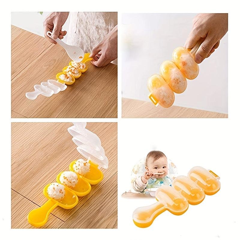 DIY Sushi Shaker Rice Ball Mold - Family Rice Ball Maker