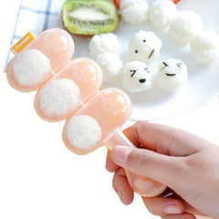 DIY Sushi Shaker Rice Ball Mold - Family Rice Ball Maker
