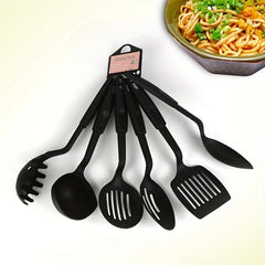 6pcs Kitchen Utensils Set Ladle Spoon Spatula Slotted Turner Spag