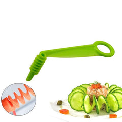 Vegetable Spiral Twist Slicer Durable Plastic Kitchen Essential