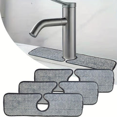 Microfiber Kitchen Faucet Splash Guard Absorbent Mat for Sink and Countertop