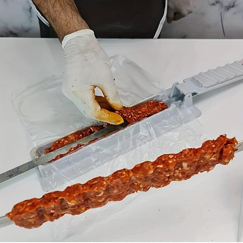 Single Row Kebab Maker BBQ Meat Skewer Machine