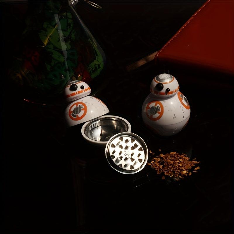 Metal Spice Grinder with Mini Scraper for Efficient Spice Crushing
