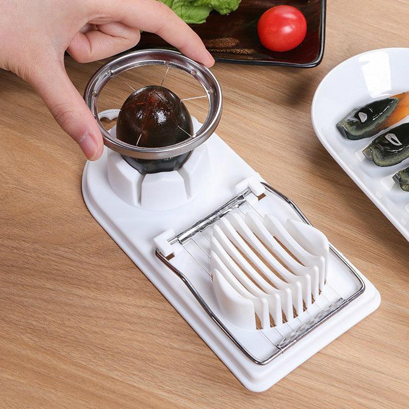 1pc Egg Slicer Kitchen Egg Cutter Stainless Steel Egg Slicers