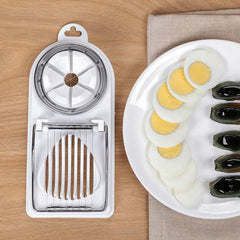 1pc Egg Slicer Kitchen Egg Cutter Stainless Steel Egg Slicers