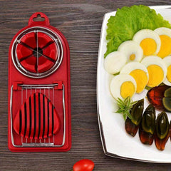 1pc Egg Slicer Kitchen Egg Cutter Stainless Steel Egg Slicers