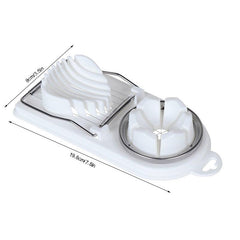 1pc Egg Slicer Kitchen Egg Cutter Stainless Steel Egg Slicers