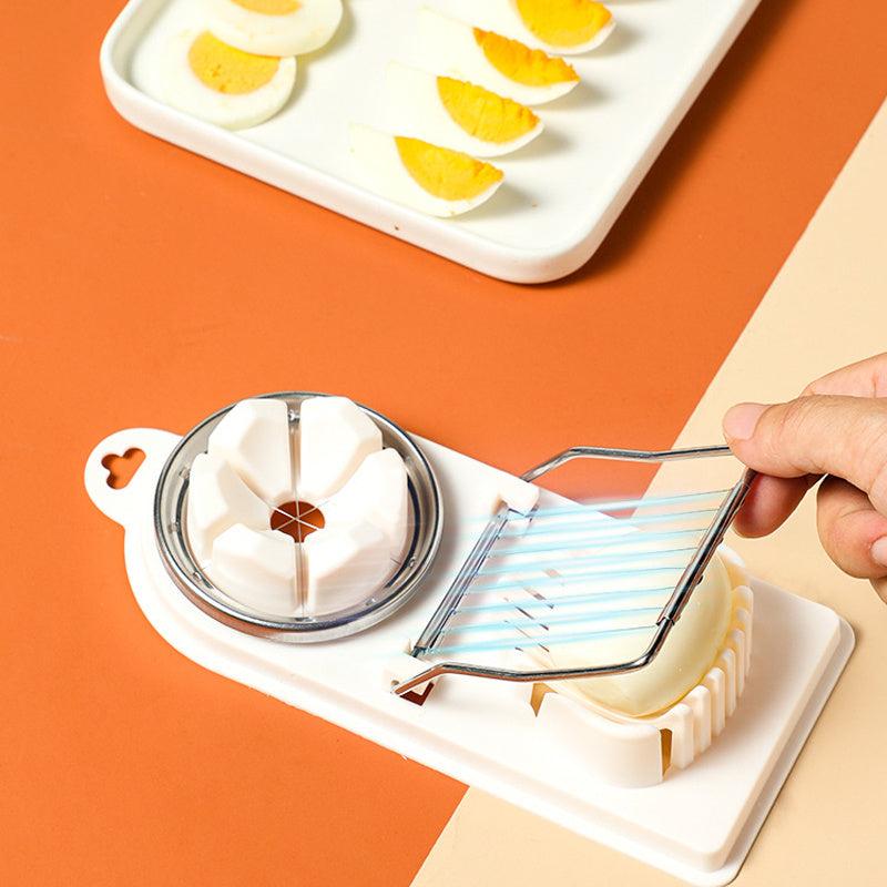 1pc Egg Slicer Kitchen Egg Cutter Stainless Steel Egg Slicers