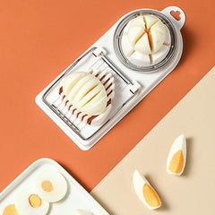 1pc Egg Slicer Kitchen Egg Cutter Stainless Steel Egg Slicers