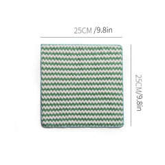 5pcs Microfiber Dish Cloth Reusable Cleaning Rag Fast Drying Kitchen Home Mixed