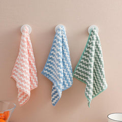 5pcs Microfiber Dish Cloth Reusable Cleaning Rag Fast Drying Kitchen Home Mixed