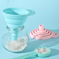Mini Silicone Telescopic Funnel Foldable Liquid Dispenser