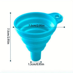 Mini Silicone Funnel for Bottles Liquid Jam Beans Automotive Flask