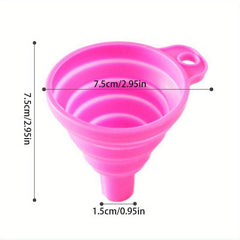 Mini Silicone Funnel for Bottles Liquid Jam Beans Automotive Flask