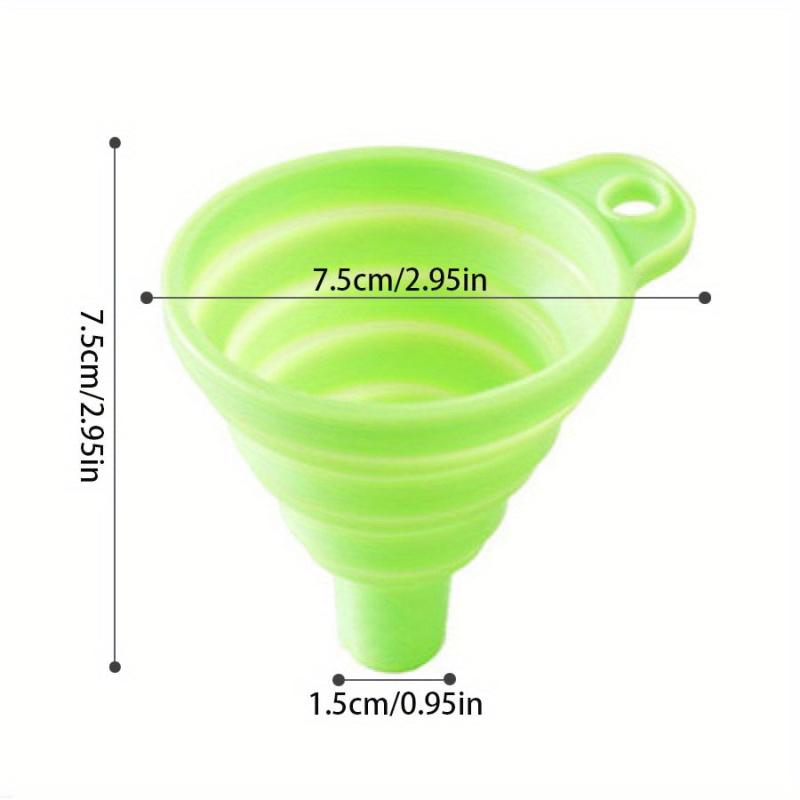 Mini Silicone Funnel for Bottles Liquid Jam Beans Automotive Flask