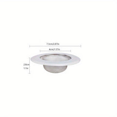 Sink Basket Strainer Stainless Steel Drain Strainer Kitchen Sink