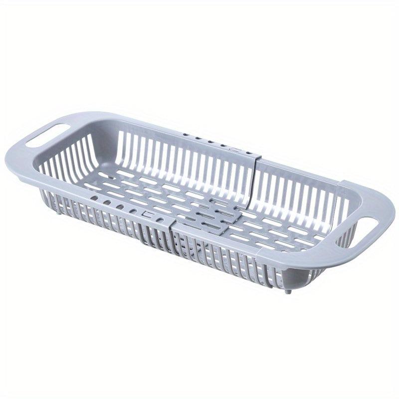 Adjustable Sink Rack Multifunctional Colander for Vegetable Washing