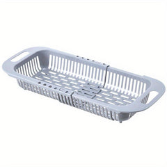 Adjustable Sink Rack Multifunctional Colander for Vegetable Washing