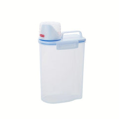Transparent Food Storage Box for Rice Oatmeal Cereal Pasta Flour