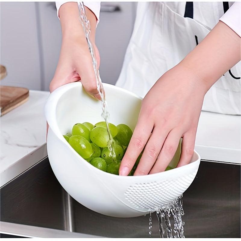 Rice Washing Drain Basket Rice Washing Filter Basket Plastic Rice Colander