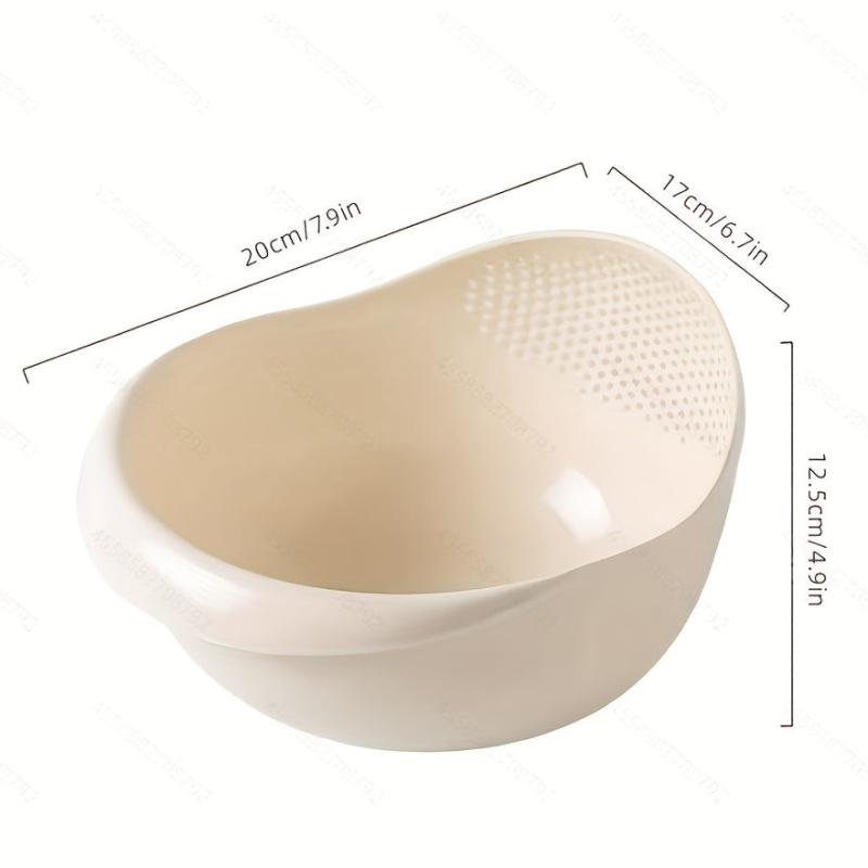 Rice Washing Drain Basket Rice Washing Filter Basket Plastic Rice Colander