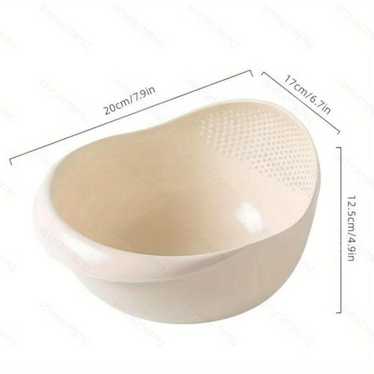 Rice Washing Drain Basket Rice Washing Filter Basket Plastic Rice Colander