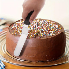 3pcs Set Stainless Steel Offset Cake Spatula