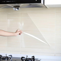 Clear Self Adhesive Wallpaper for Kitchen Counters & Cabinets