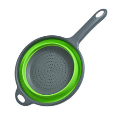 Foldable Silicone Colander for Fruits & Vegetables in Kitchen