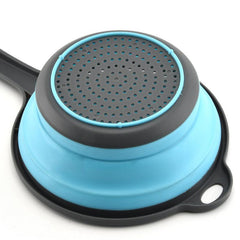 Foldable Silicone Colander for Fruits & Vegetables in Kitchen