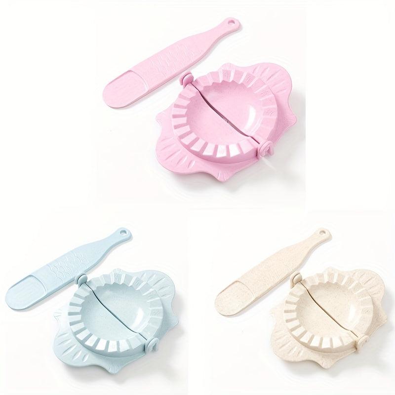1pc Dumpling Maker Kitchen Tool Press Dumpling Leather Mold Water Dumpling Maker