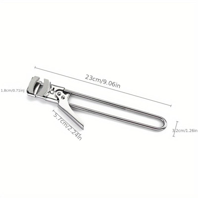 Stainless Steel Jar Opener - Easy Twist Lid Tightener for Weak Hands