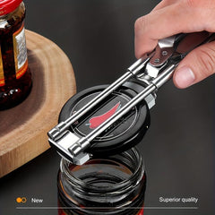 Stainless Steel Jar Opener - Easy Twist Lid Tightener for Weak Hands
